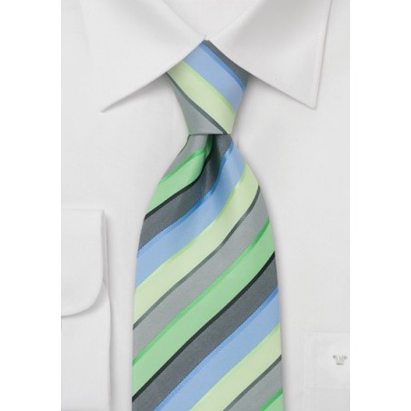 Trendy Striped Necktie