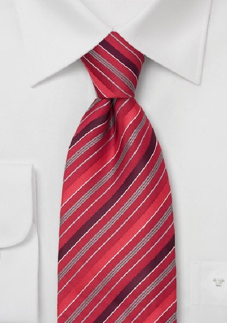 Modern Red Necktie