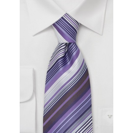 Modern Necktie in Lavender Purple