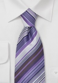 Modern Necktie in Lavender Purple