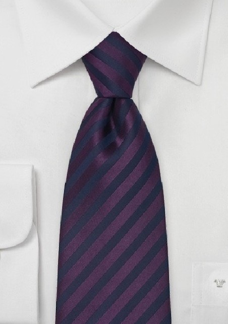Eggplant Purple Necktie
