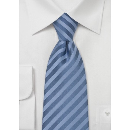 Columbia Blue Silk Tie