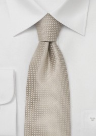 Elegant Summer Tie in Wheat-Tan Color