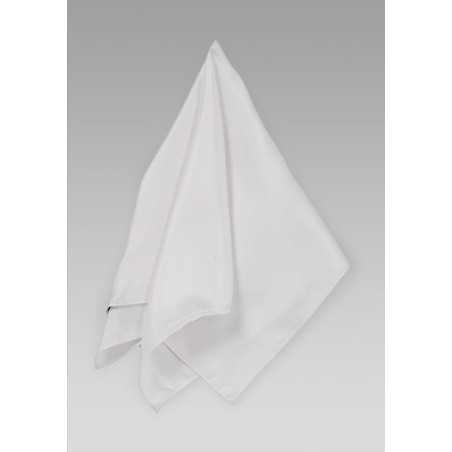Silk Women's Scarf in White