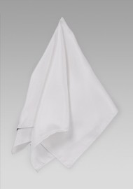 Silk Women's Scarf in White