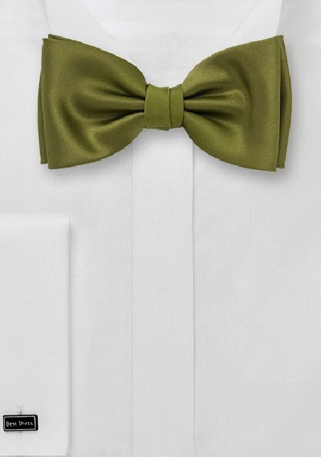 Light Olive Green Bow Tie