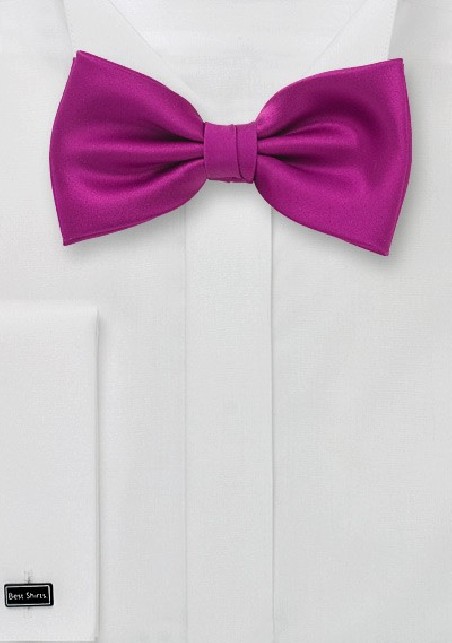 Bow Tie in Dark Fuchsia