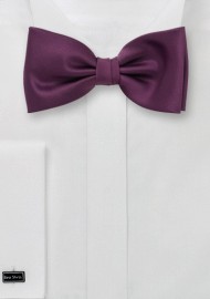 Wine-Red Bow Tie