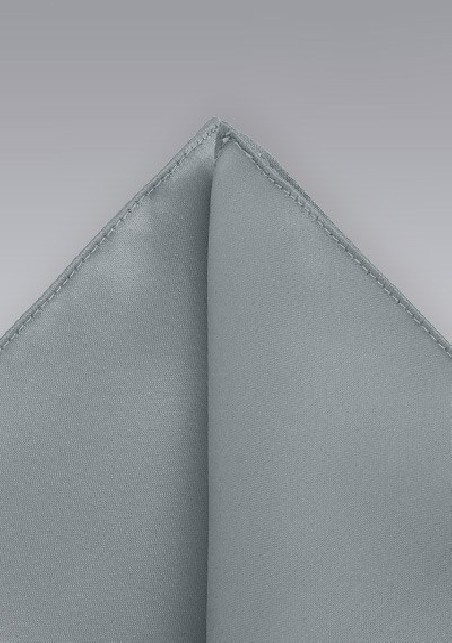 Light Silver Pocket Square