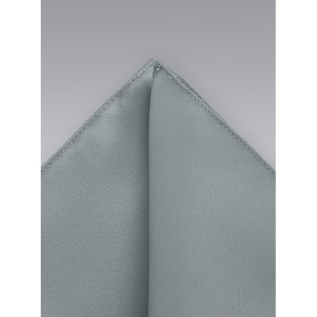 Light Silver Pocket Square