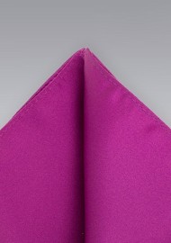 Pocket Square in Dark Fuchsia