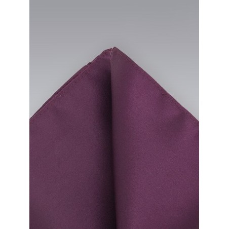 Wine Red Pocket Square