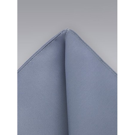 Slate Gray Pocket Square