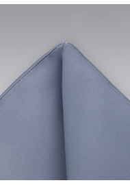 Slate Gray Pocket Square