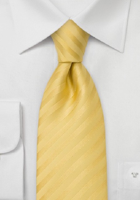 Lemon Yello Silk Necktie
