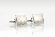 Designer Cufflinks in Chess-board Pattern