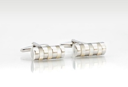 Designer Cufflinks in Pearl & Silver
