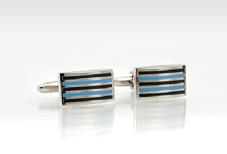 Blue Designer Cufflinks by Mont Pellier