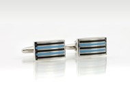 Blue Designer Cufflinks by Mont Pellier