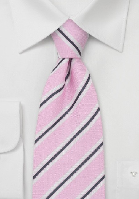 Light Pink Silk Tie by Cavallieri