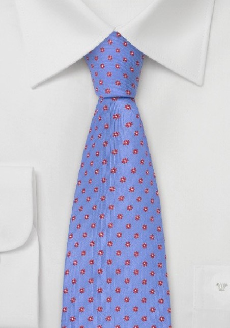 Indigo-Blue Floral Tie by Chevalier