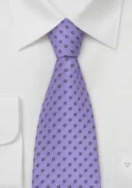 Lavender Floral Tie by Chevalier