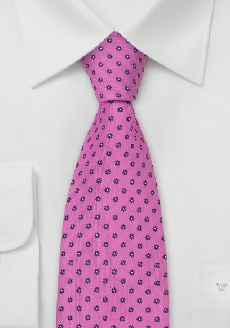 Hot Pink Silk Tie by Chevalier