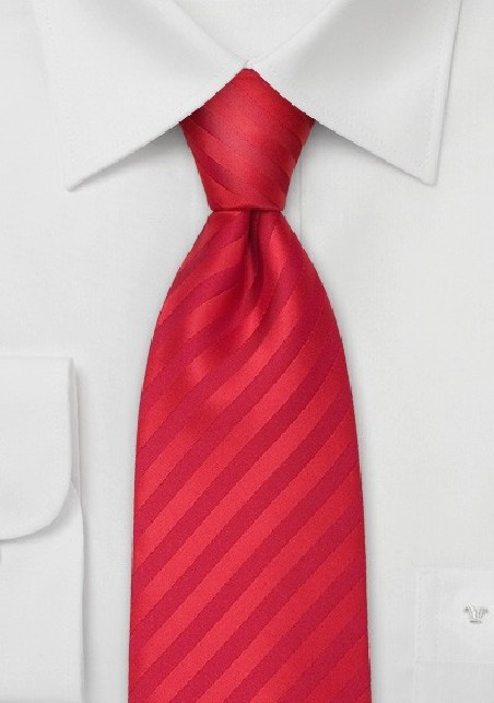 Bright Red Kids Necktie