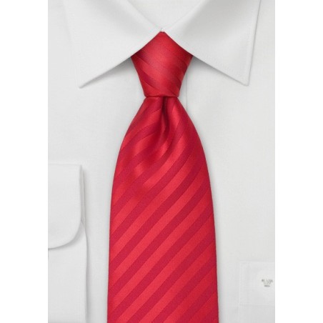Bright Red Kids Necktie