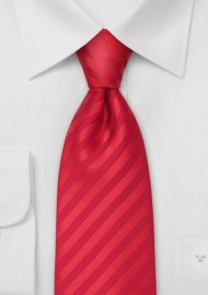 Bright Red Kids Necktie