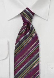 Dark Pink Necktie by Cavallieri