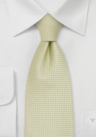 Yellow Green Mens Silk Tie