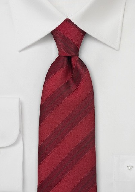 Elegant Designer Tie in Cherry Red