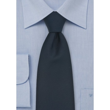 Midnight Blue Mens Silk Tie