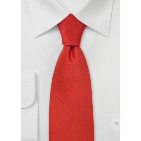 Solid Color Ties Scarlet Red