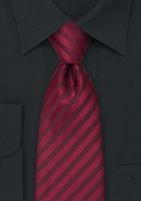 Dark Red Kids Tie