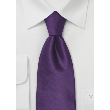Indigo-Purple Silk Tie for Kids