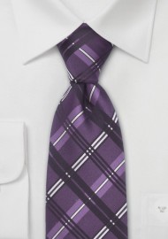 Italian Design Necktie in Purple