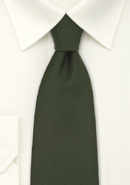 Dark Green British Silk Tie