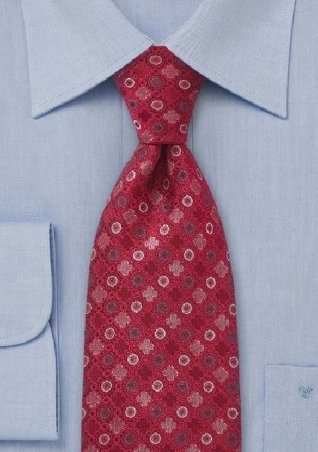 Cherry Red Tie by Chevalier