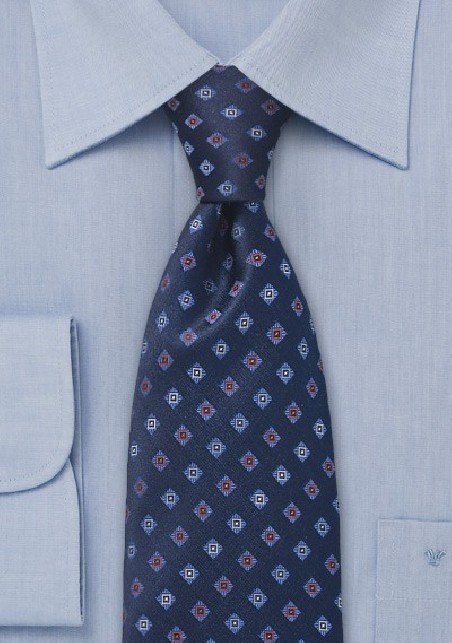 Royal Blue Mens Silk Tie