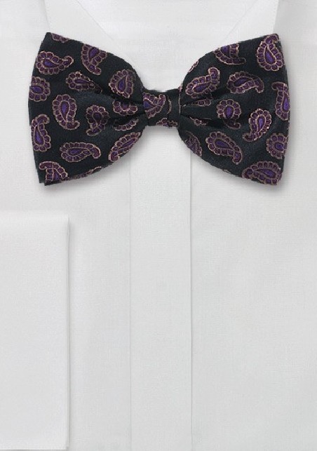 Paisley Pattern Bow Tie