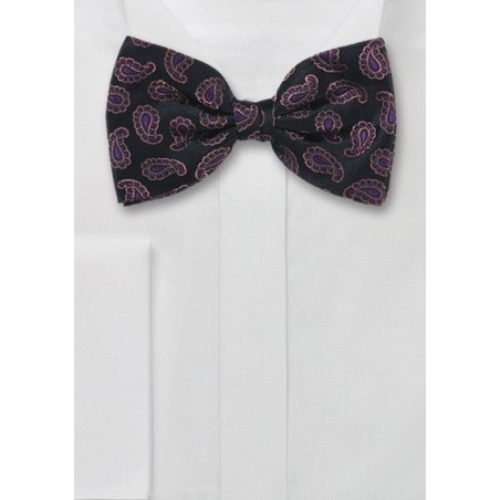 Paisley Pattern Bow Tie