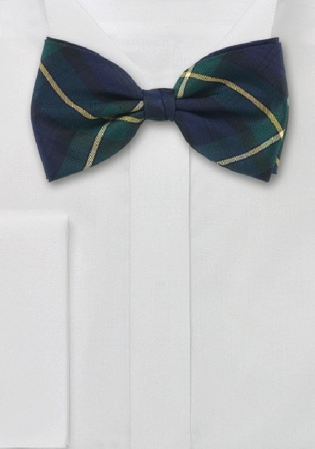 Tartan Check Bow Tie