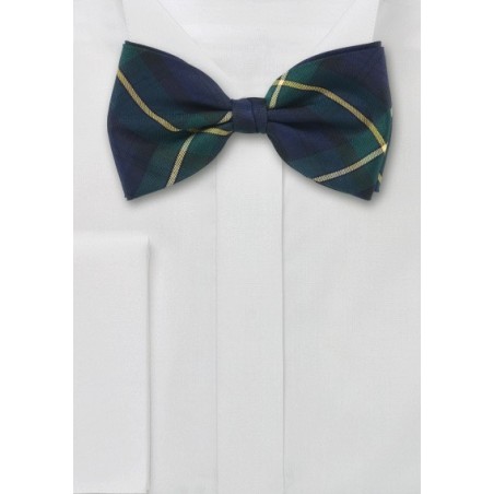 Tartan Check Bow Tie