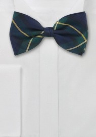 Tartan Check Bow Tie