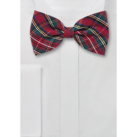 Tartan Checkered Bow Tie