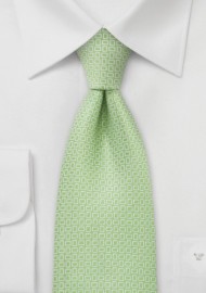 Light Chartreuse Green Silk Tie