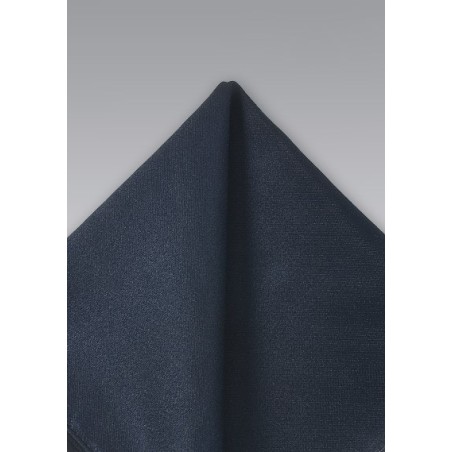 Charcoal Gray Silk Pocket Square