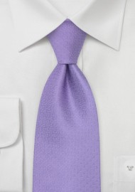 French Designer Tie in Lavender